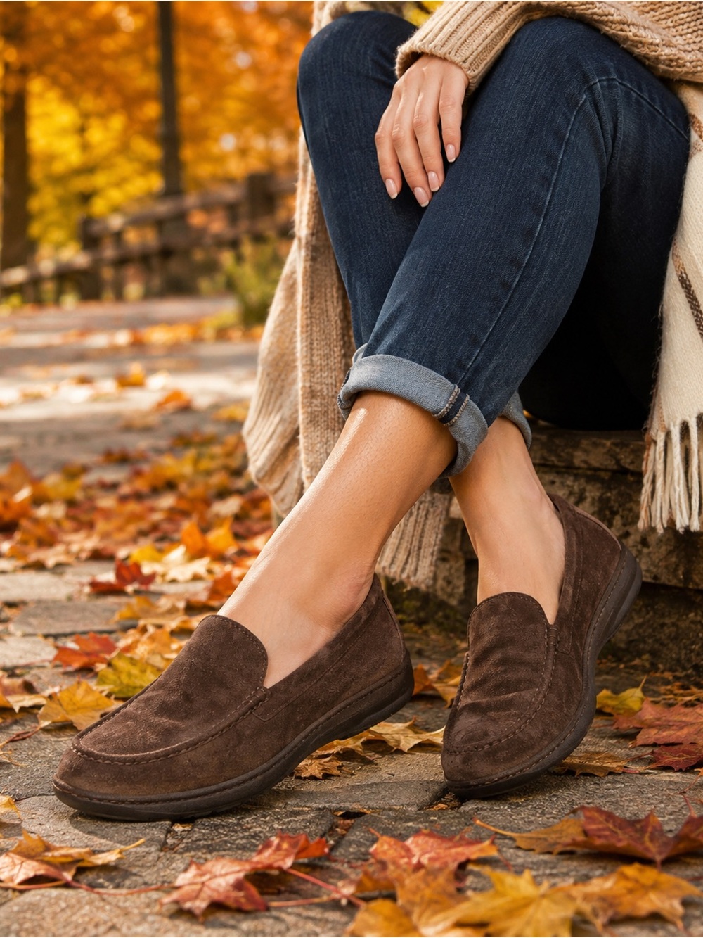 Merrell Treviso Moc II Women’s Size 8 Brown Suede Slip-On Comfort Shoes